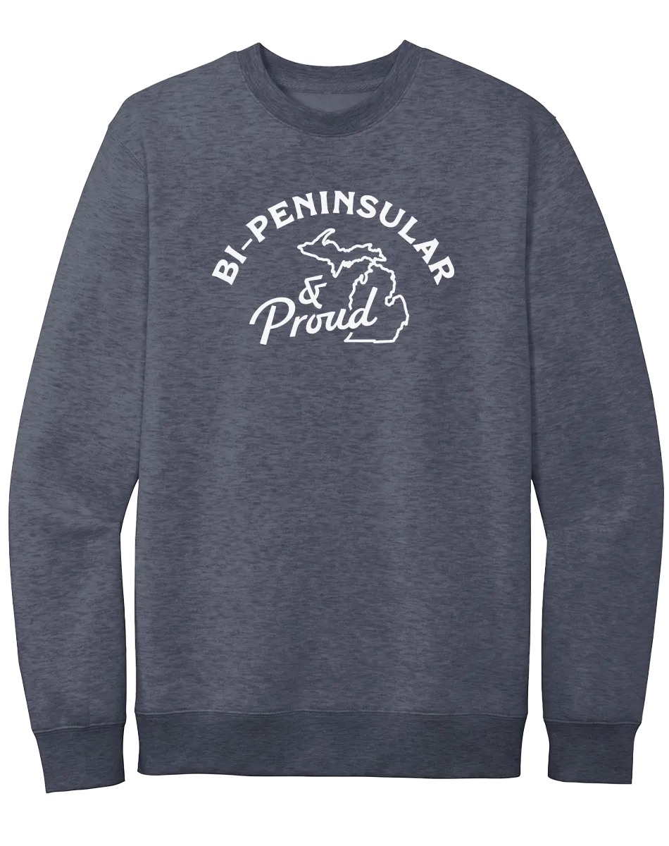 Bi-Peninsular and Proud Michigan Crewneck Sweatshirt