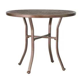 Castelle 42" Round Vintage Cast Bar Height Table