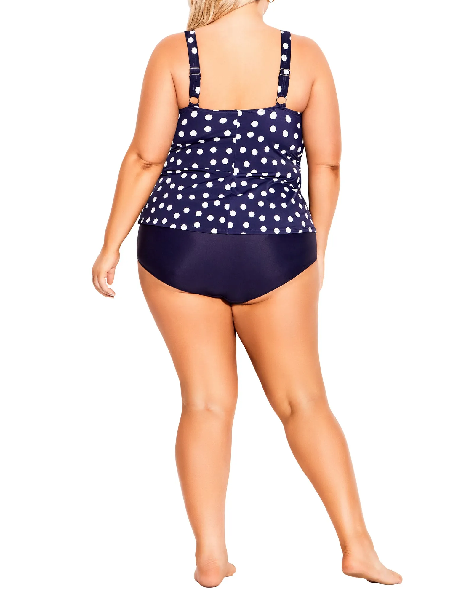 Citra Tankini Top | Navy / White