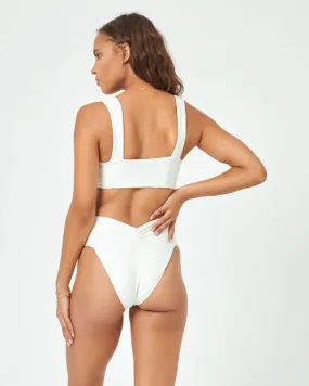 Cream Eco Chic Repreve Bardot Bikini Bottom