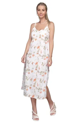 Frenchy Tied Backless Floral Cami Dress