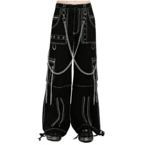 Gothic Electro Emo Pant - Black/Black