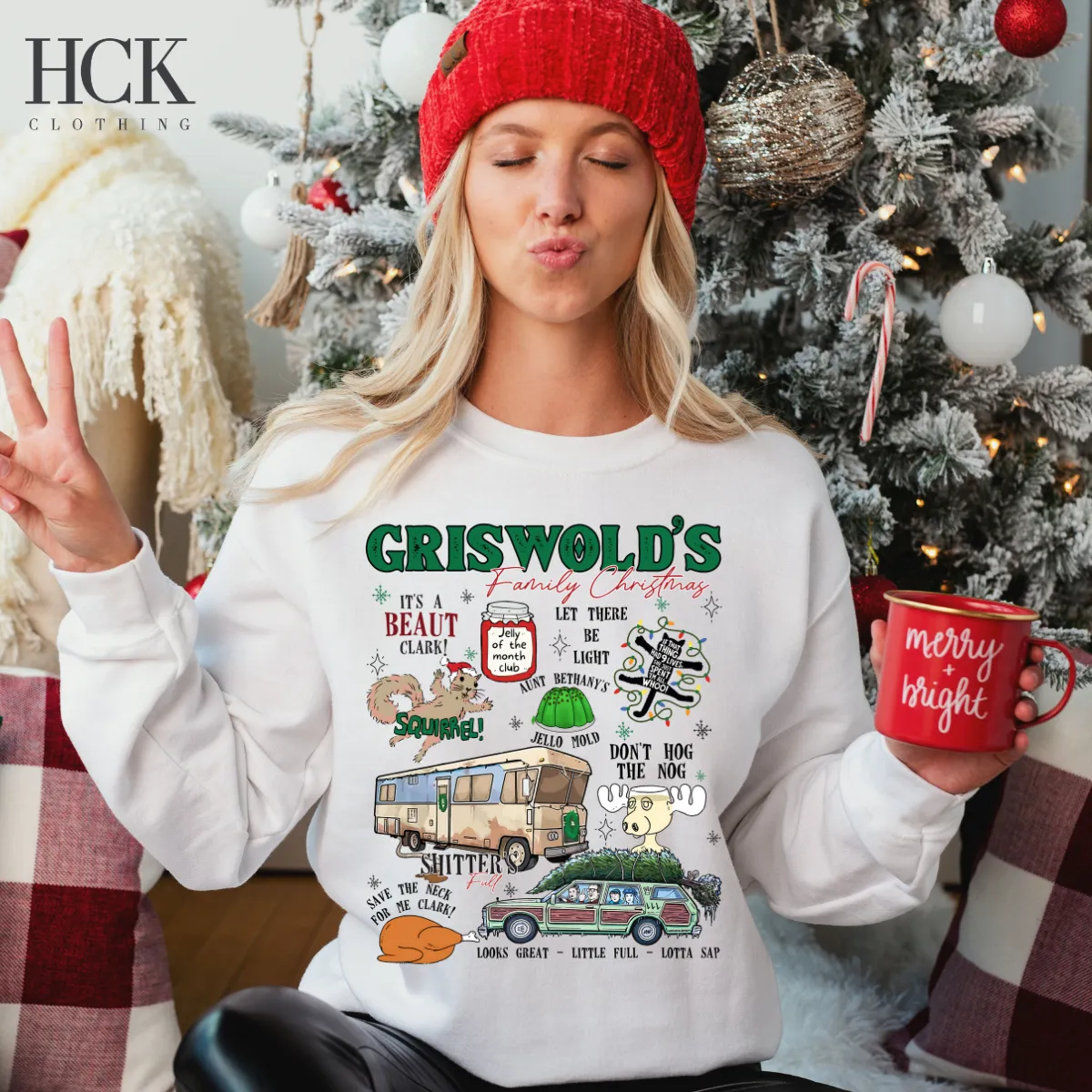 Griswald Christmas Vacation Crewneck Sweatshirt- 2 COLORS