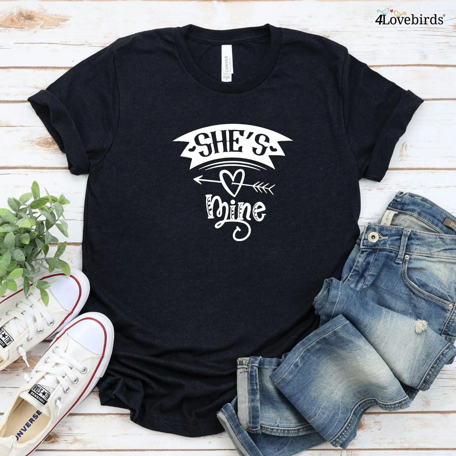 He's Mine & She's Mine Matching Outfits - Valentine's Gift Idea, His/Her Edition