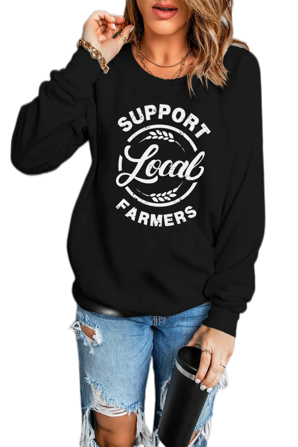 Howdy Comfy Pullover Sweatshirt for Women