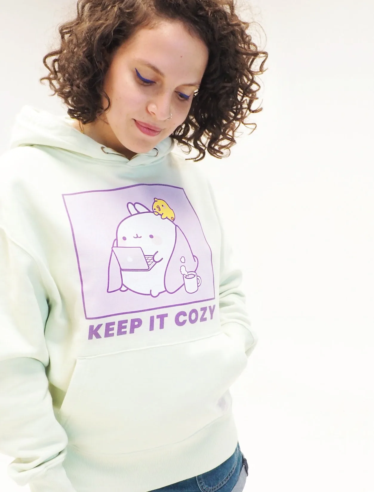 Keep It Cozy Molang Hoodie