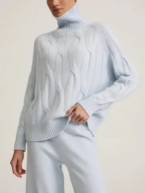 Liana - Women's knitted sweater with textured pattern