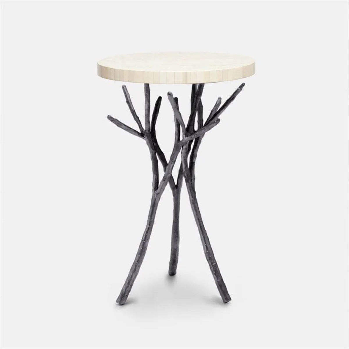 Made Goods Tressa Tree Bramble Table in Natural Bone Top