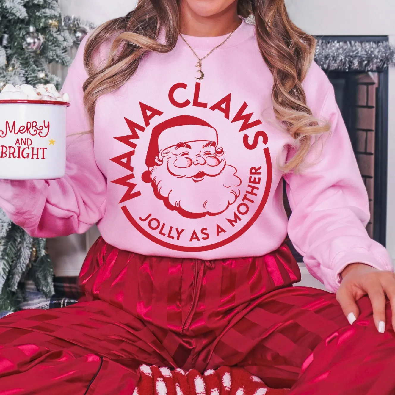 Mama Claws • Pink Sweatshirt