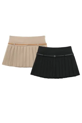 ‘Millie’  Versatile Casual Pleated Skirt (2 Colors)