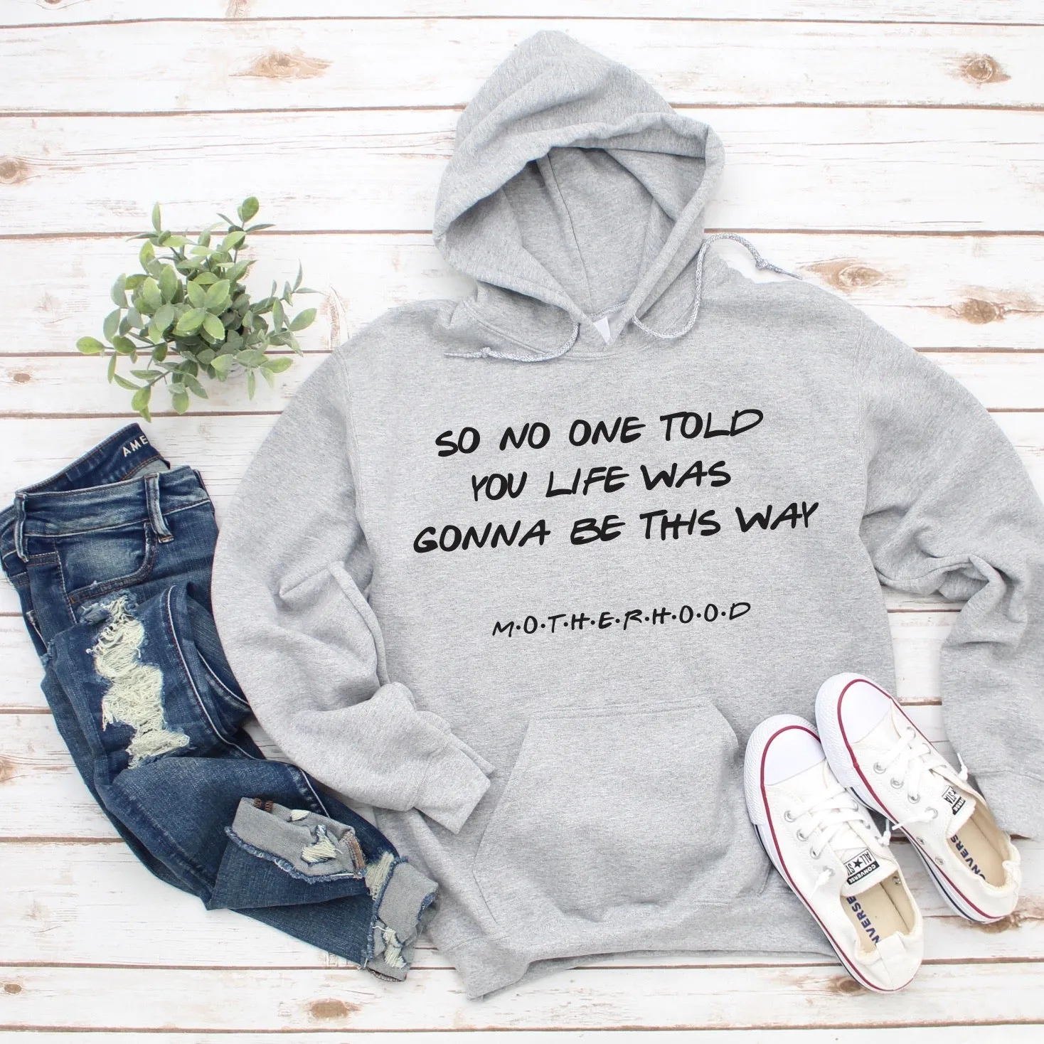 No One Told You • Gray Hoodie