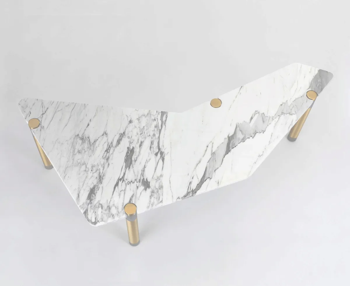 Nova Boomerang Coffee Table