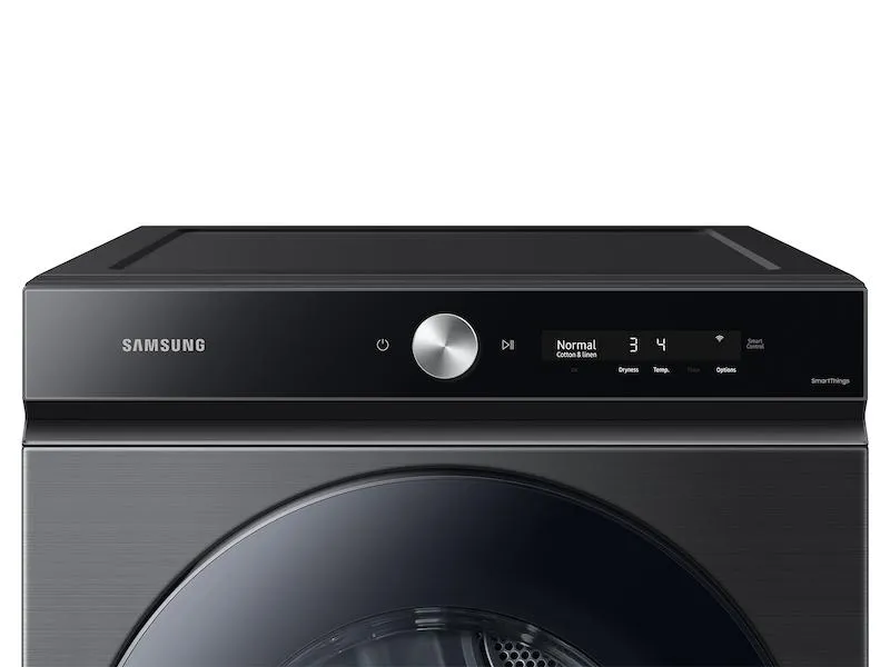 Samsung DVE53BB8700VA3 Bespoke 7.6 cu. ft. Ultra Capacity Electric Dryer with Super Speed Dry and AI Smart Dial in Brushed Black