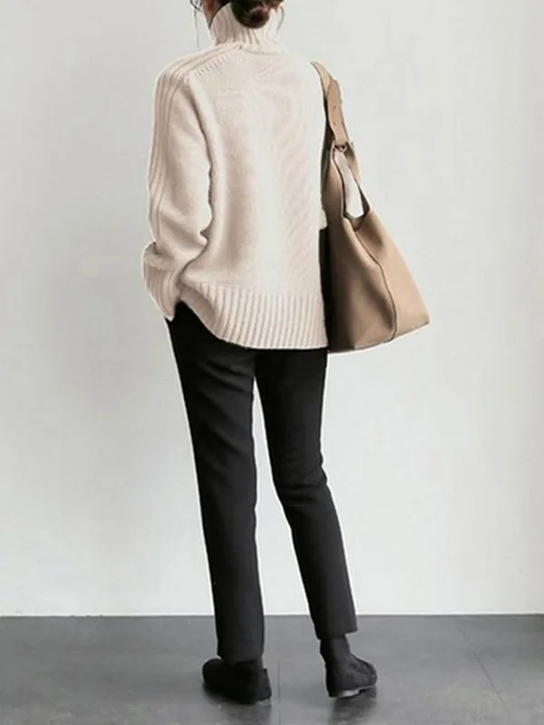 Simple Turtleneck Sweater