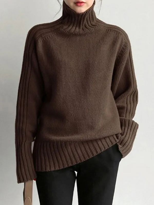 Simple Turtleneck Sweater