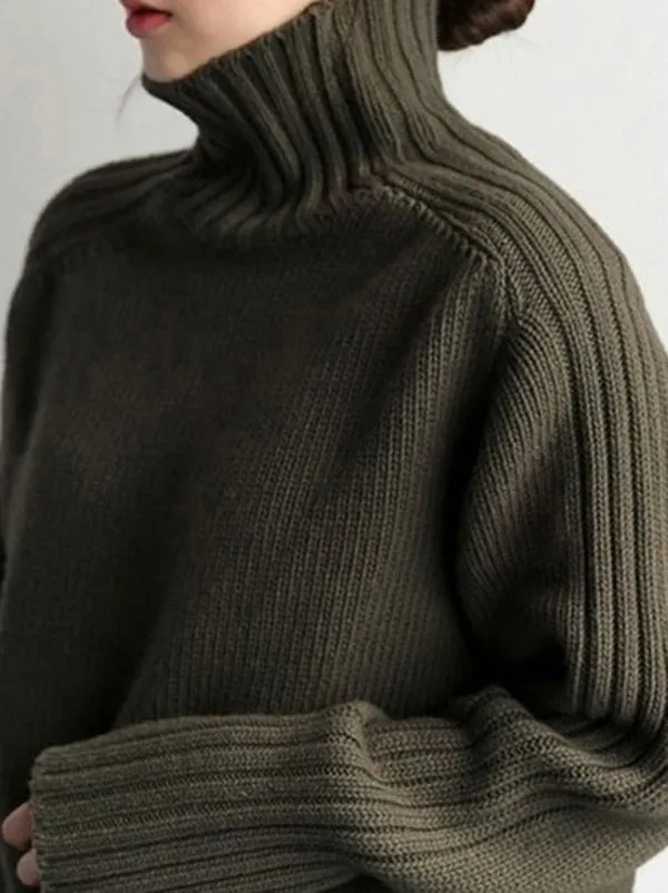 Simple Turtleneck Sweater