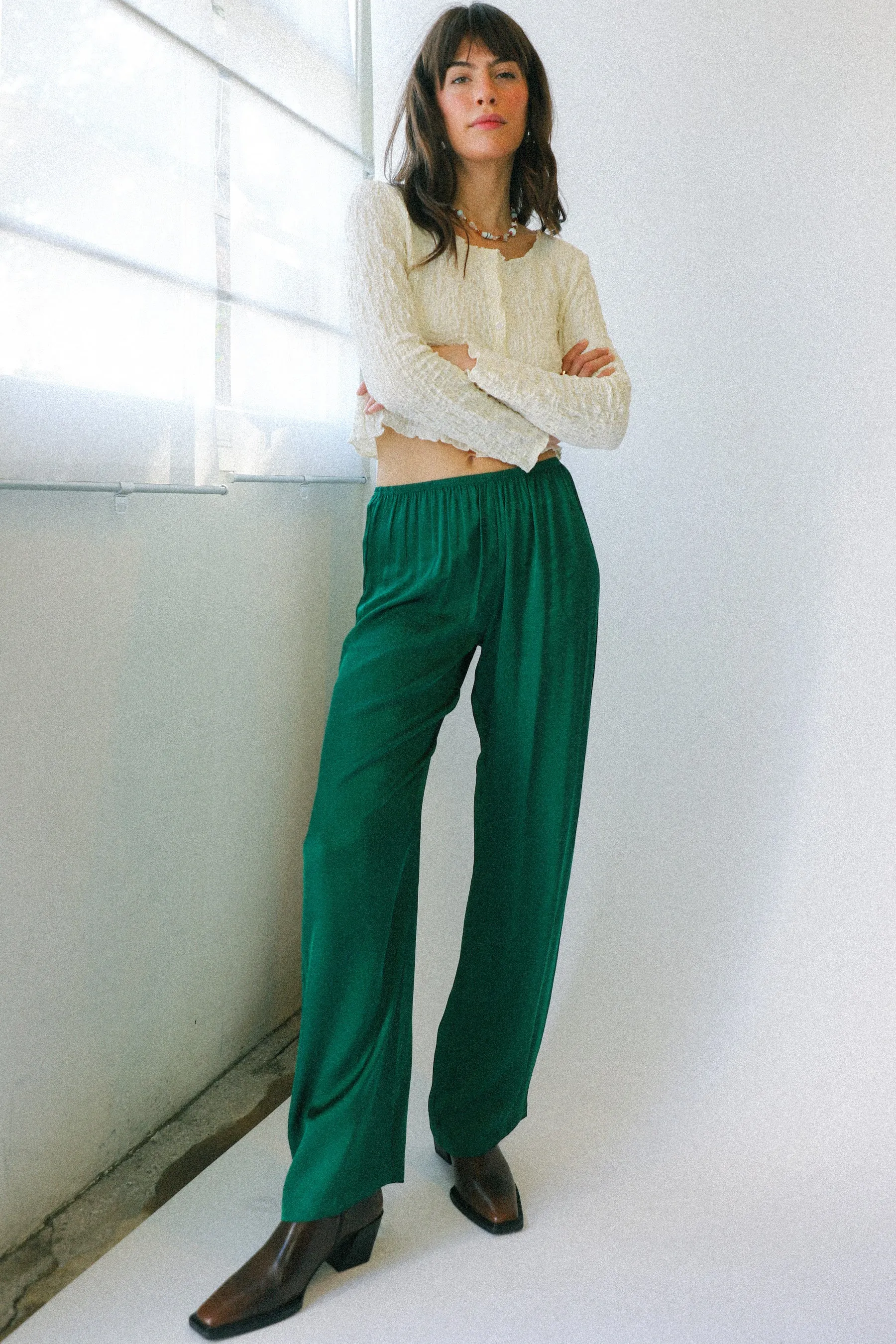 Vert Silky Simple Pant