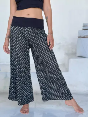 Zig Zag Print Ruched Pant